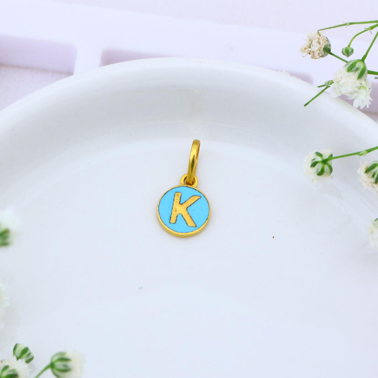 Kids Alfabet K Pendant