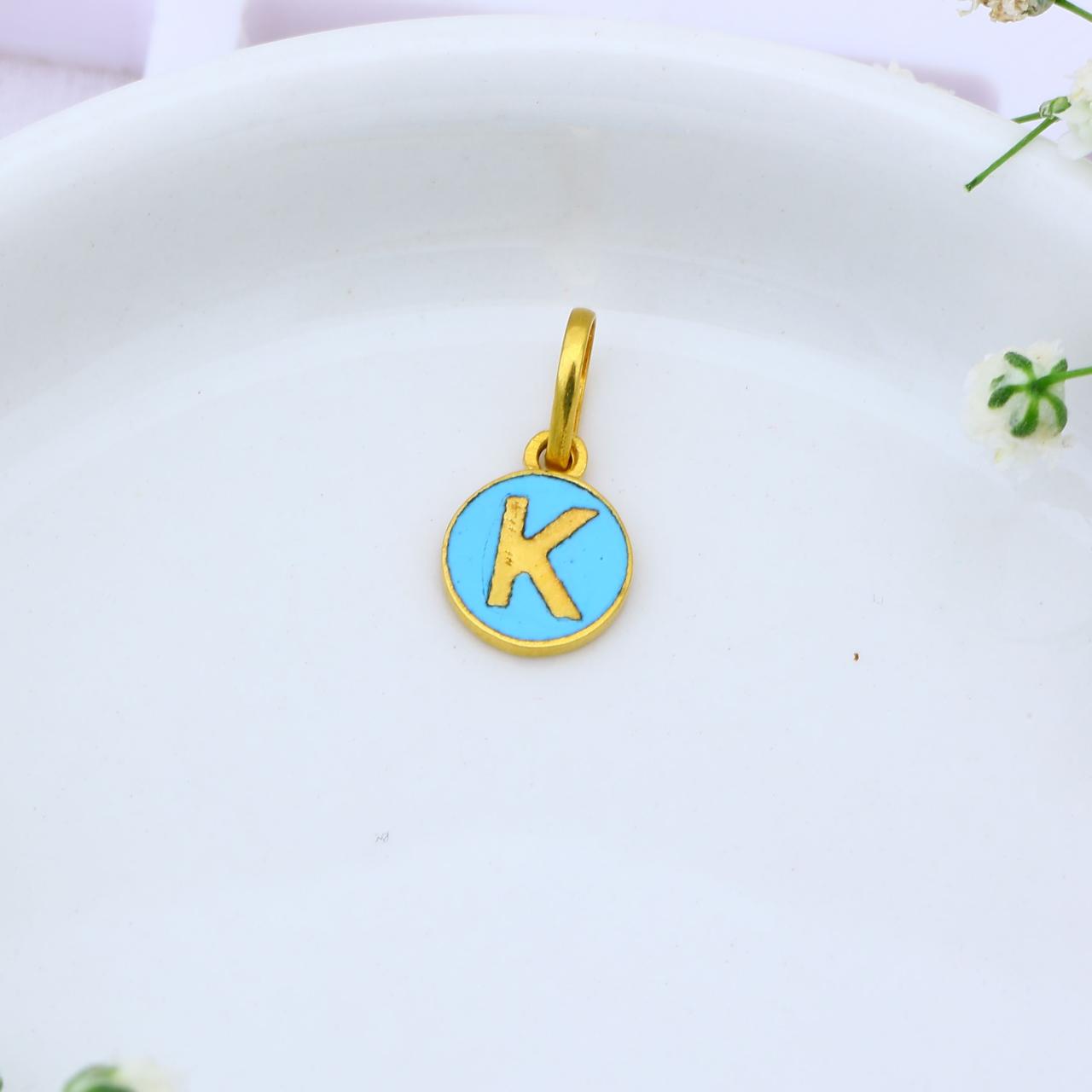 Kids Alfabet K Pendant