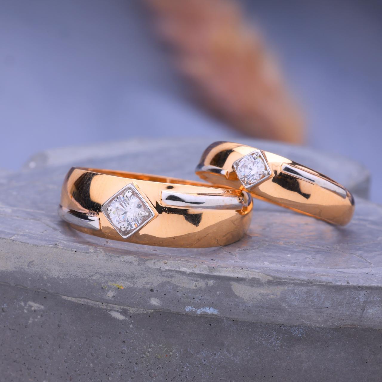 Solitair Couple Ring