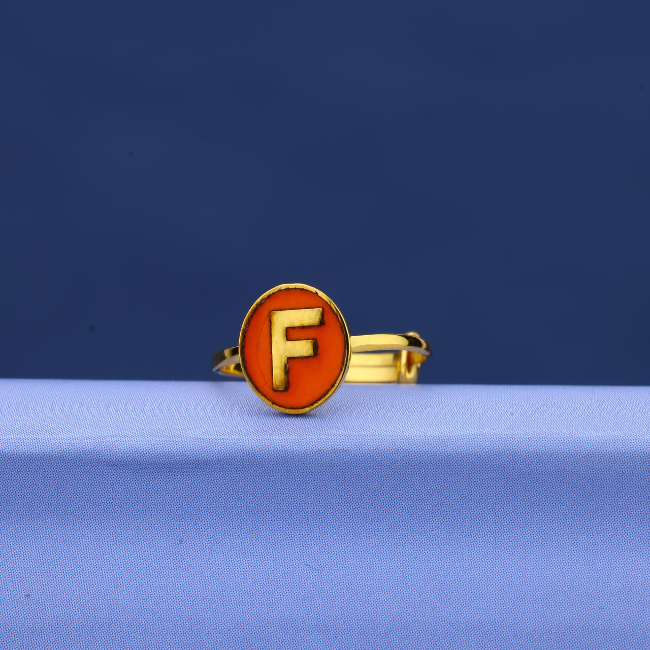 F-alphabet Kids Ring