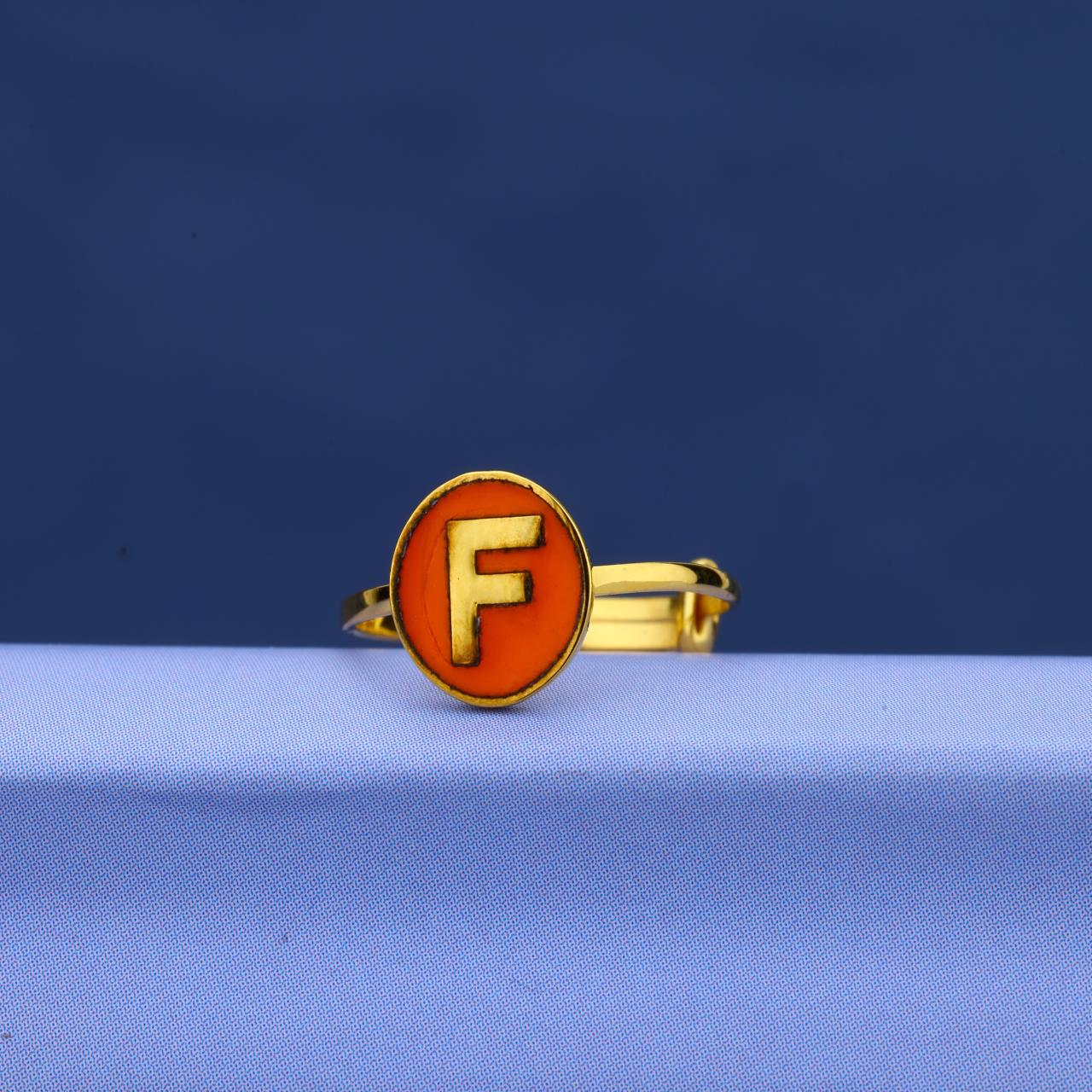F-alphabet Kids Ring