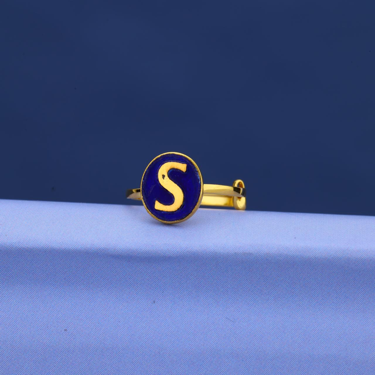 S-alphabet Kids Ring