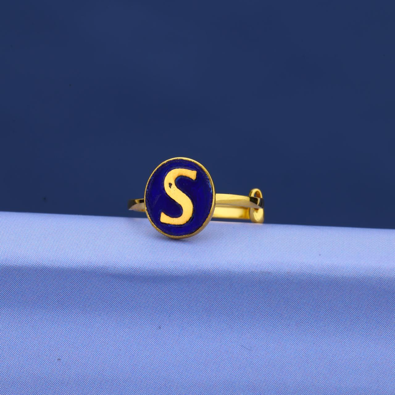 S-alphabet Kids Ring