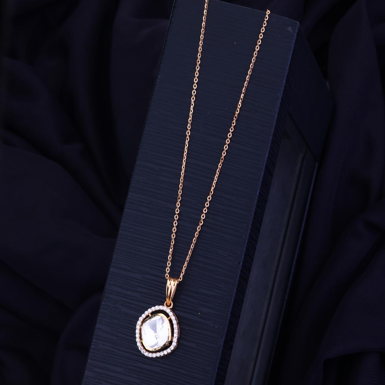 Moissanite Chain Pendant