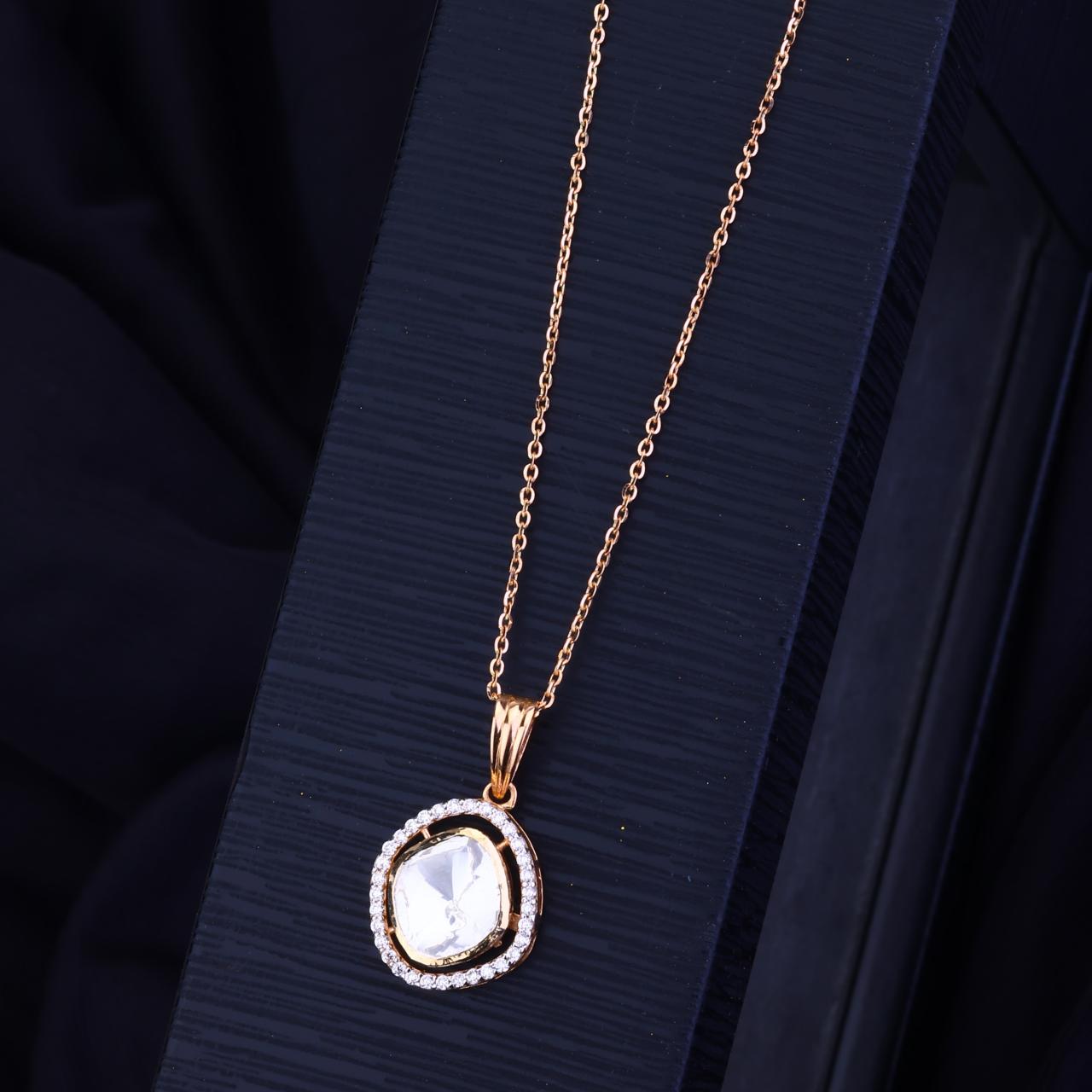 Moissanite Chain Pendant