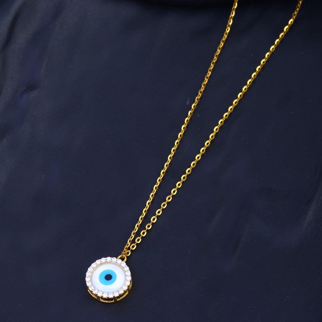 Round Evil Eyes Chain Pendant