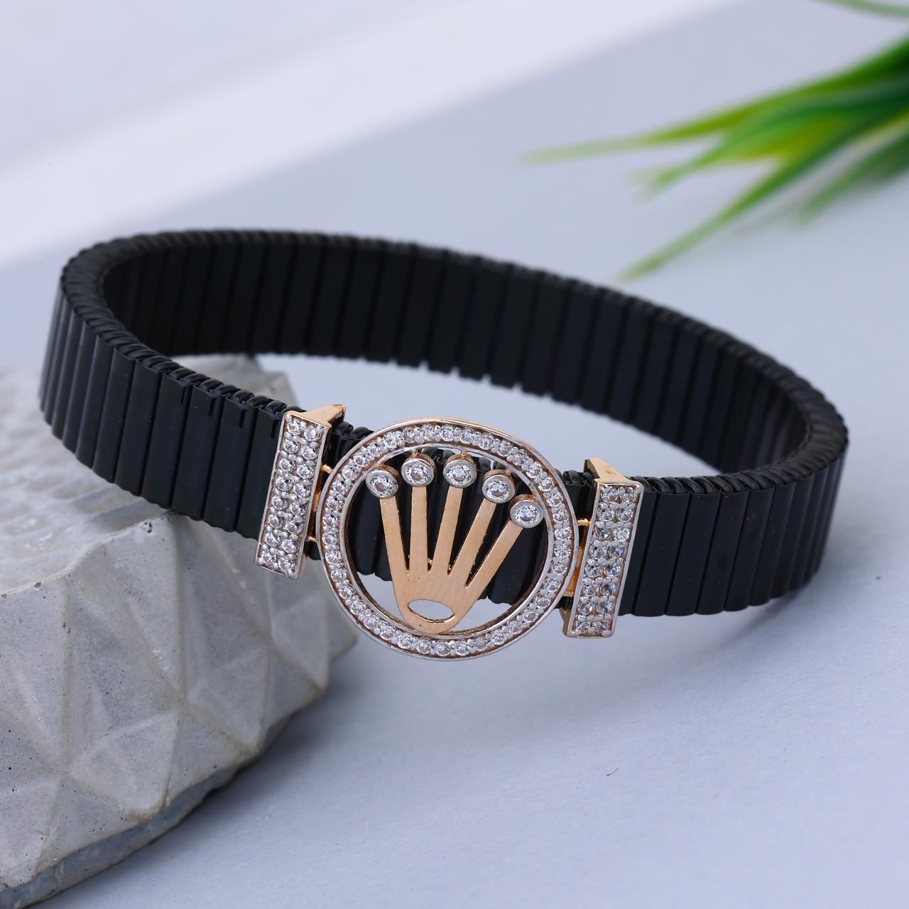 Rolex Ceramic Belt Bracelet Satva Gold