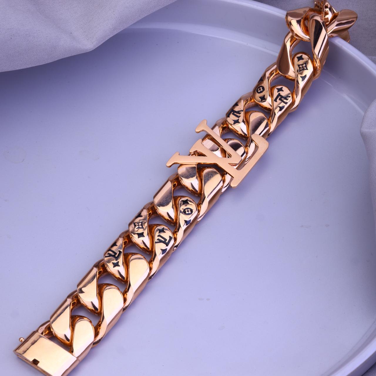 Louis Vuitton Cuban Bracelet Satva Gold