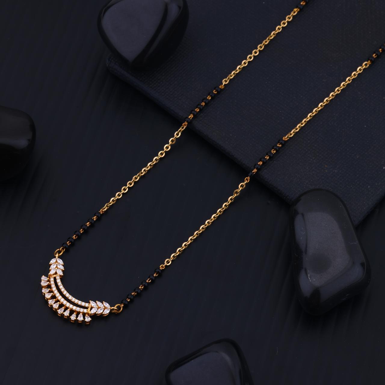 Ras-rivaaz Real Diamond Mangalsutra (dms18-20)