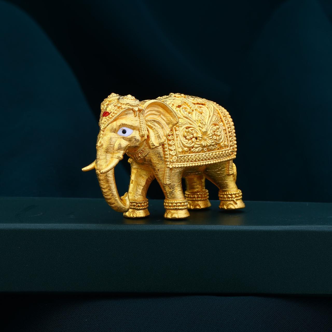Gajraj Golden Elephant Idol-
