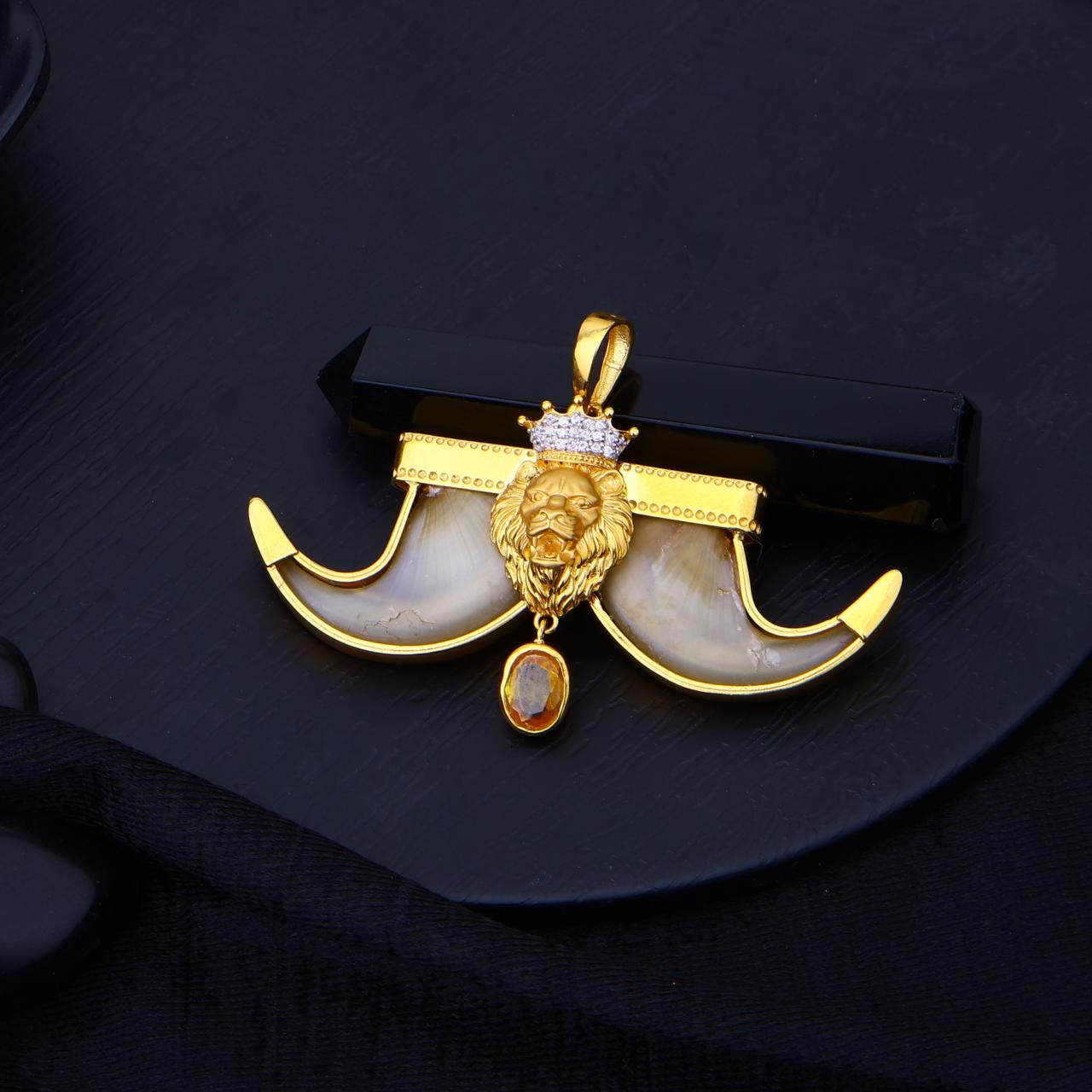 Lion Nail Pendant