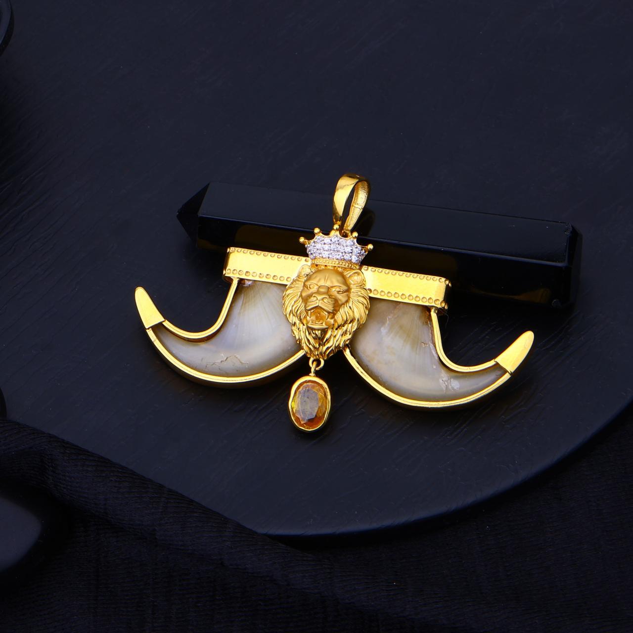 Lion Nail Pendant