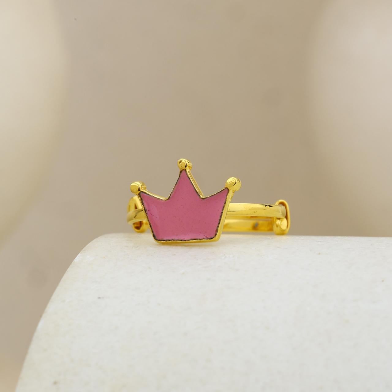 Royal Crown Baby Gold Ring