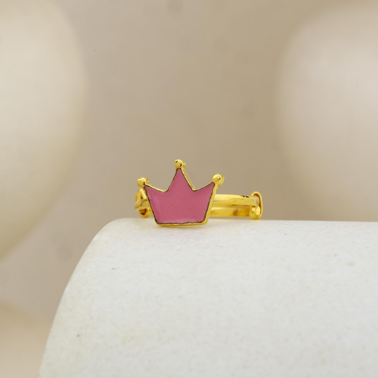 Royal Crown Baby Gold Ring