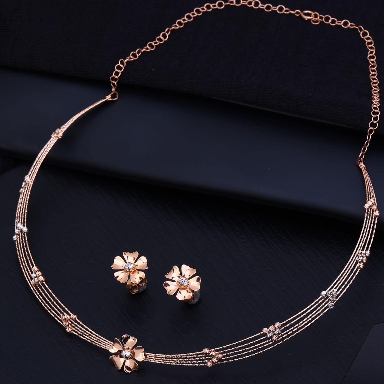 Florentina Glow Italian Necklace Set