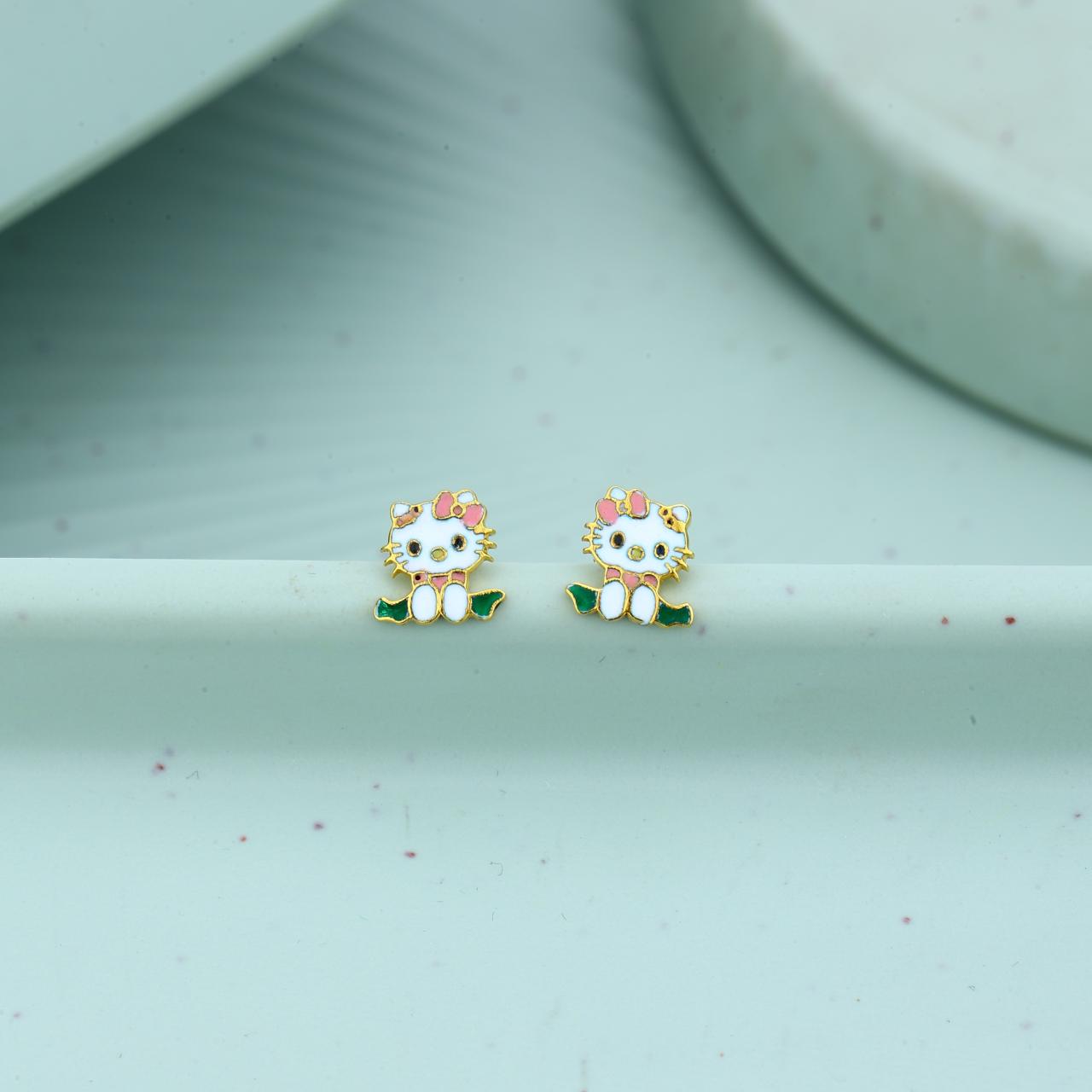 Snowpaws Baby Earrings