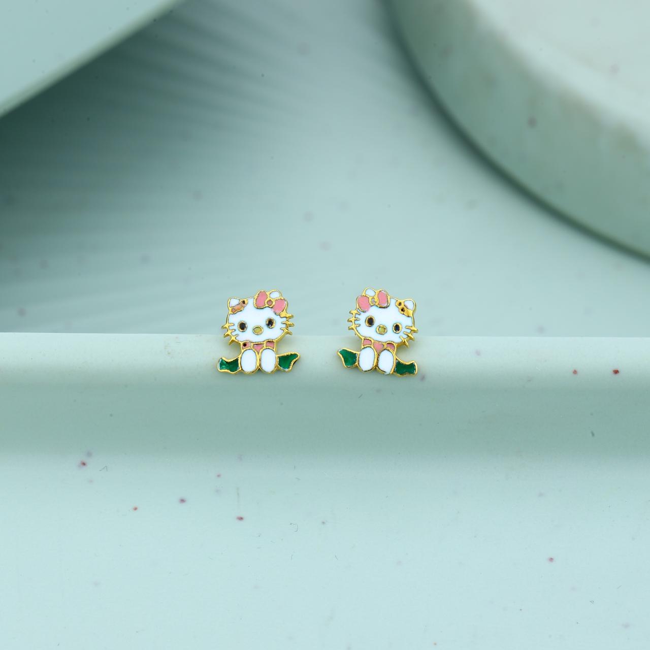 Snowpaws Baby Earrings
