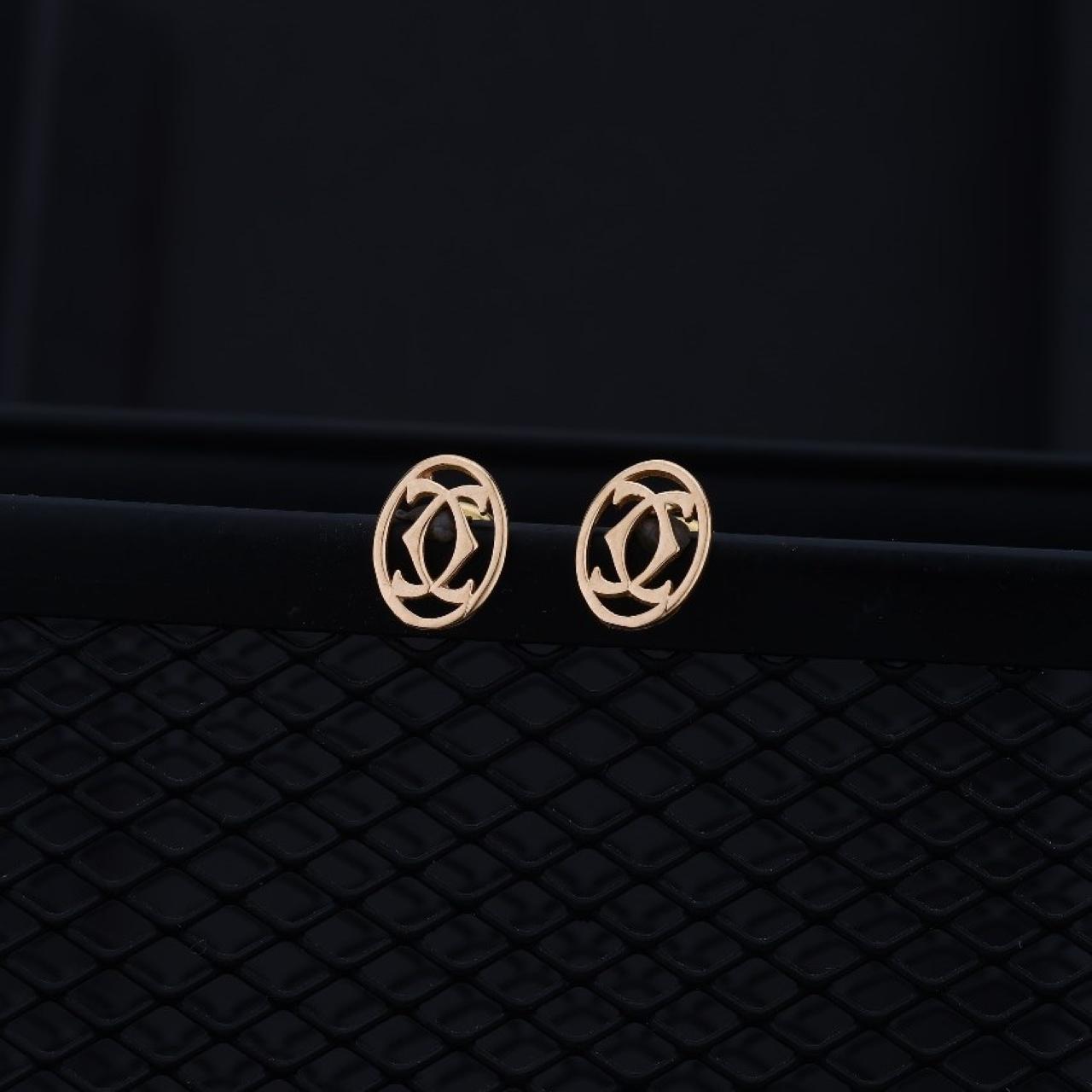 Chanel Cc Logo Earrings