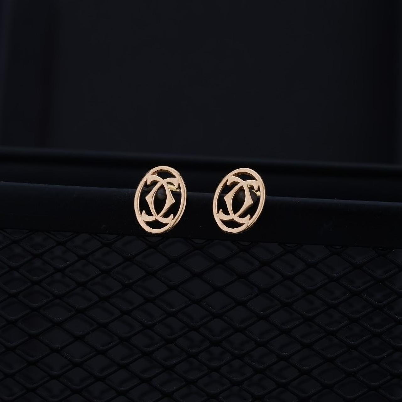 Chanel Cc Logo Earrings