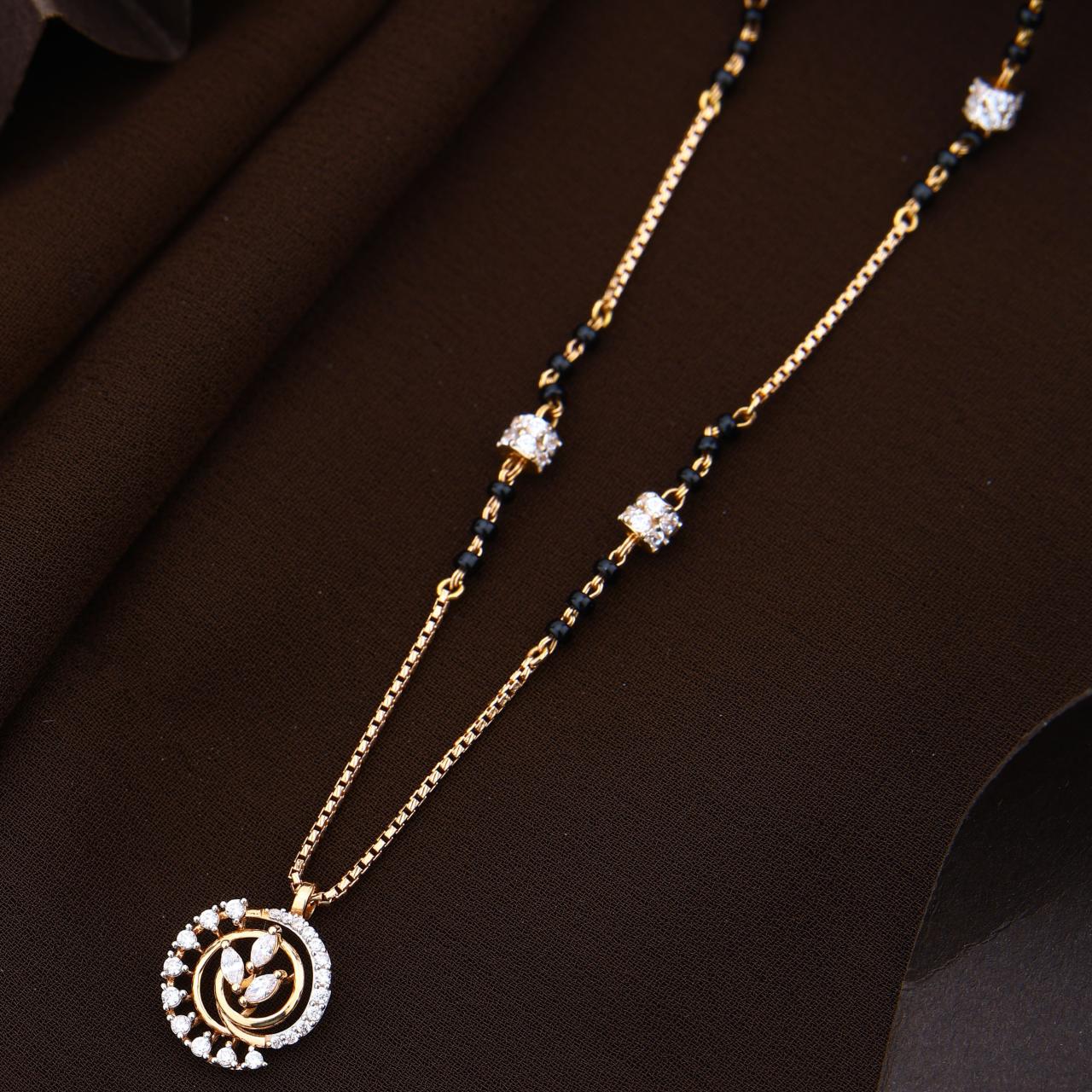 Radiant Bloom Circle Mangalsutra