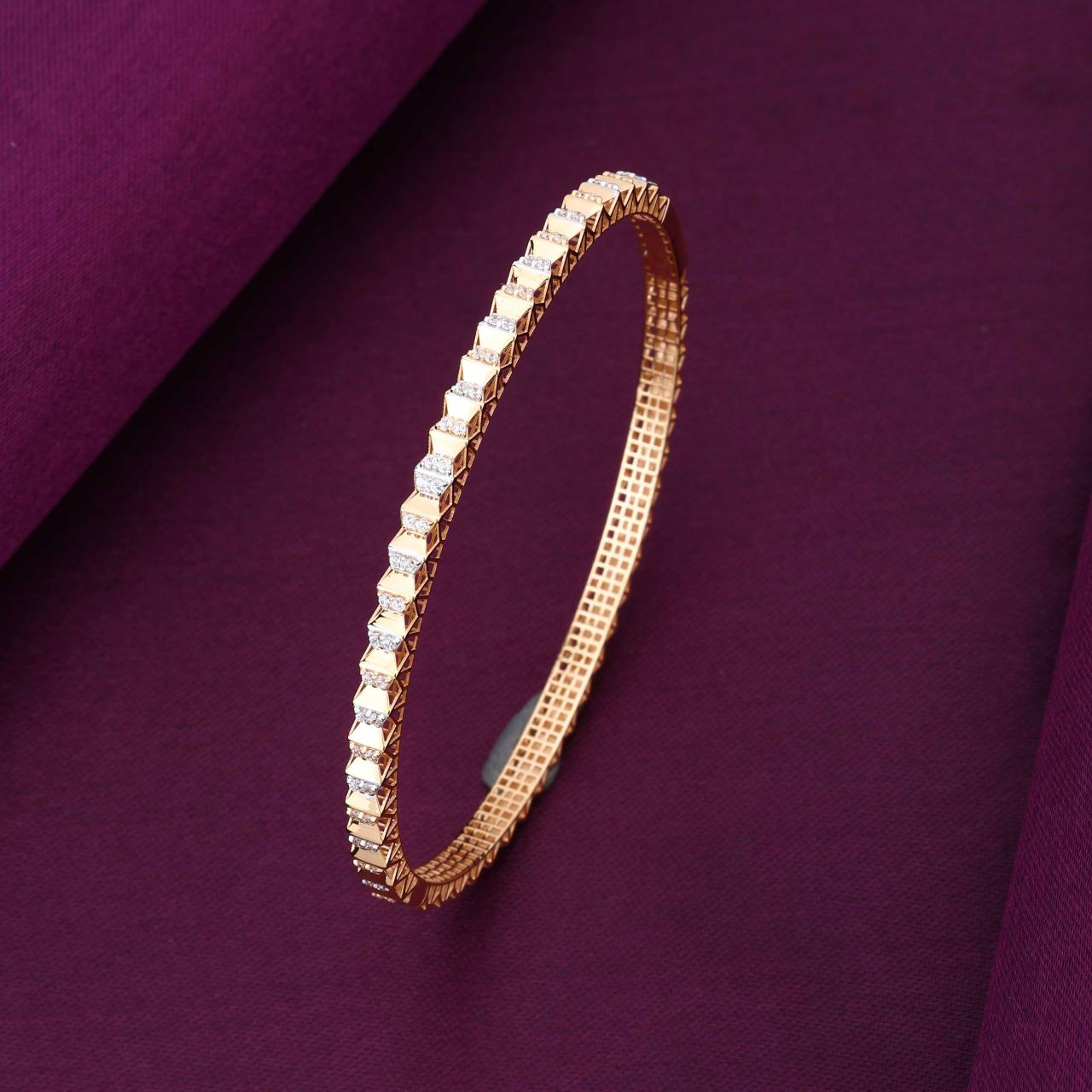 Italian Jewel Studded Prism Kada (VPLK-162)