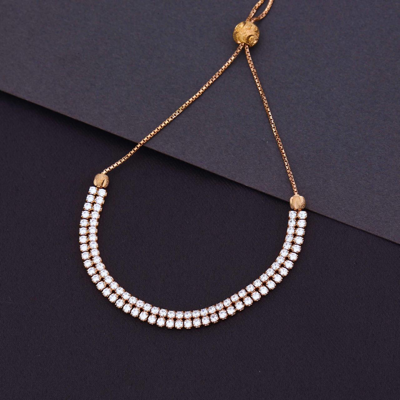 Dual-row Diamond Bracelet (VPLB18-92)