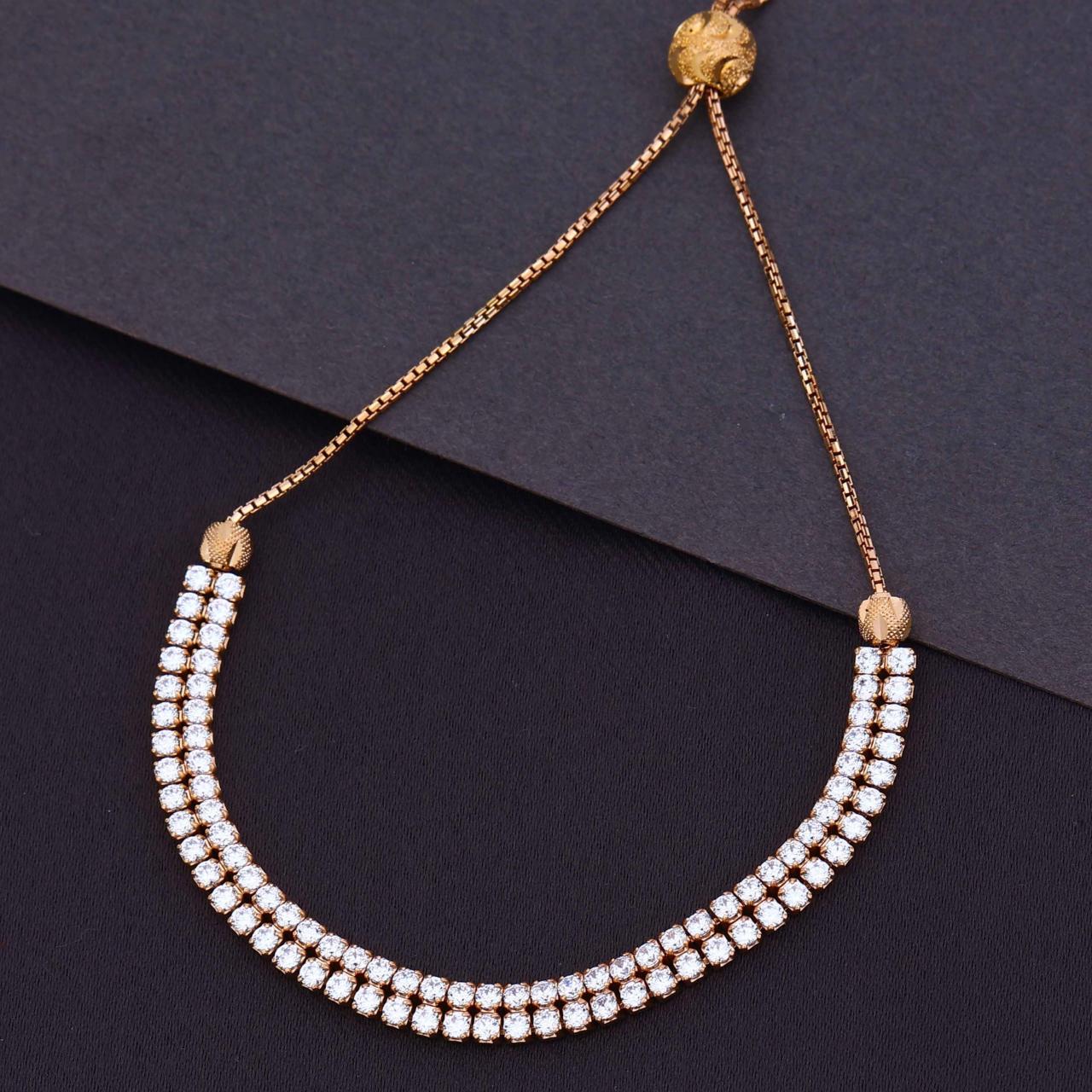 Dual-row Diamond Bracelet (VPLB18-92)