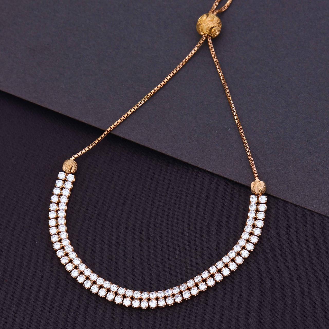 Dual-row Diamond Bracelet (VPLB18-93)