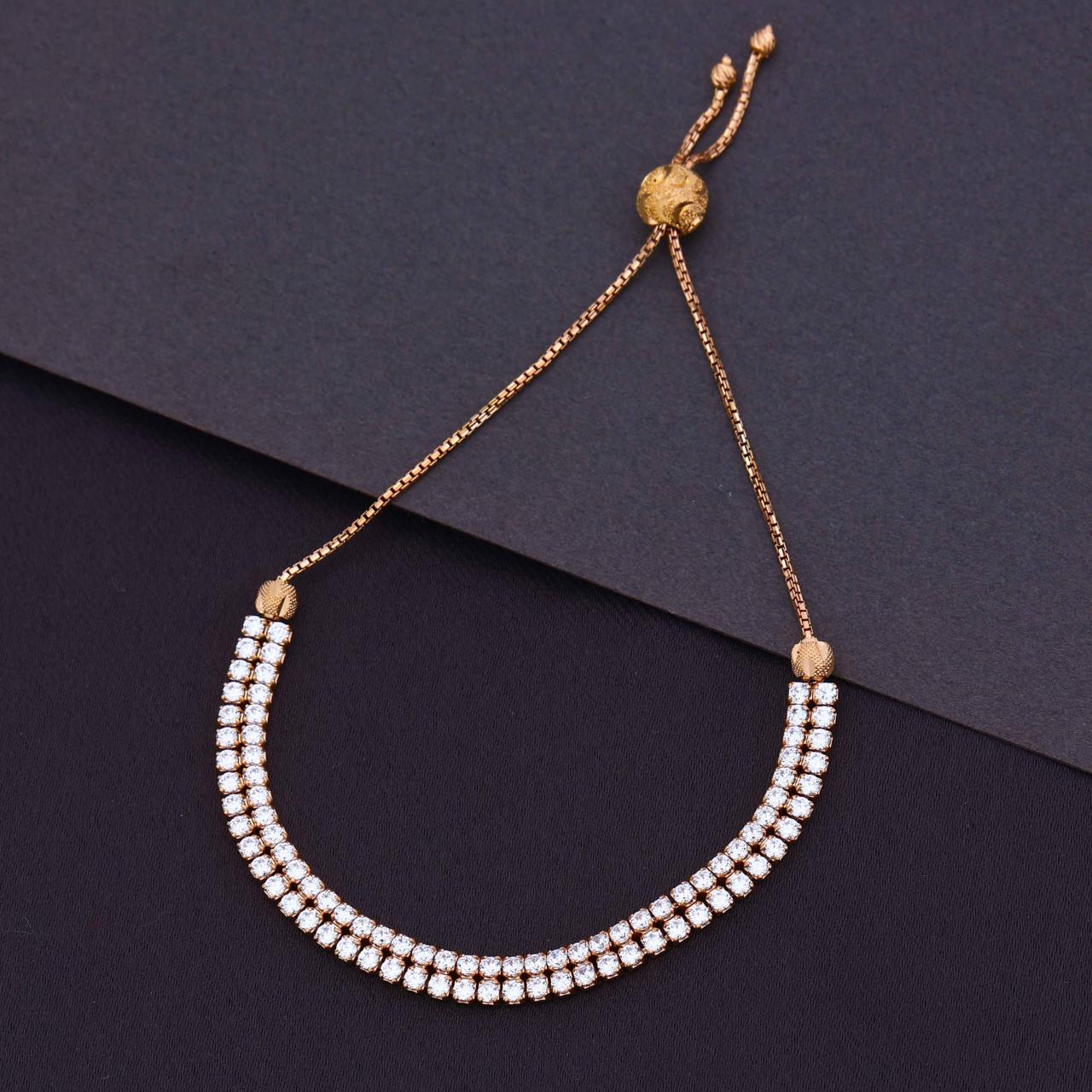 Dual-row Diamond Bracelet (VPLB18-93)