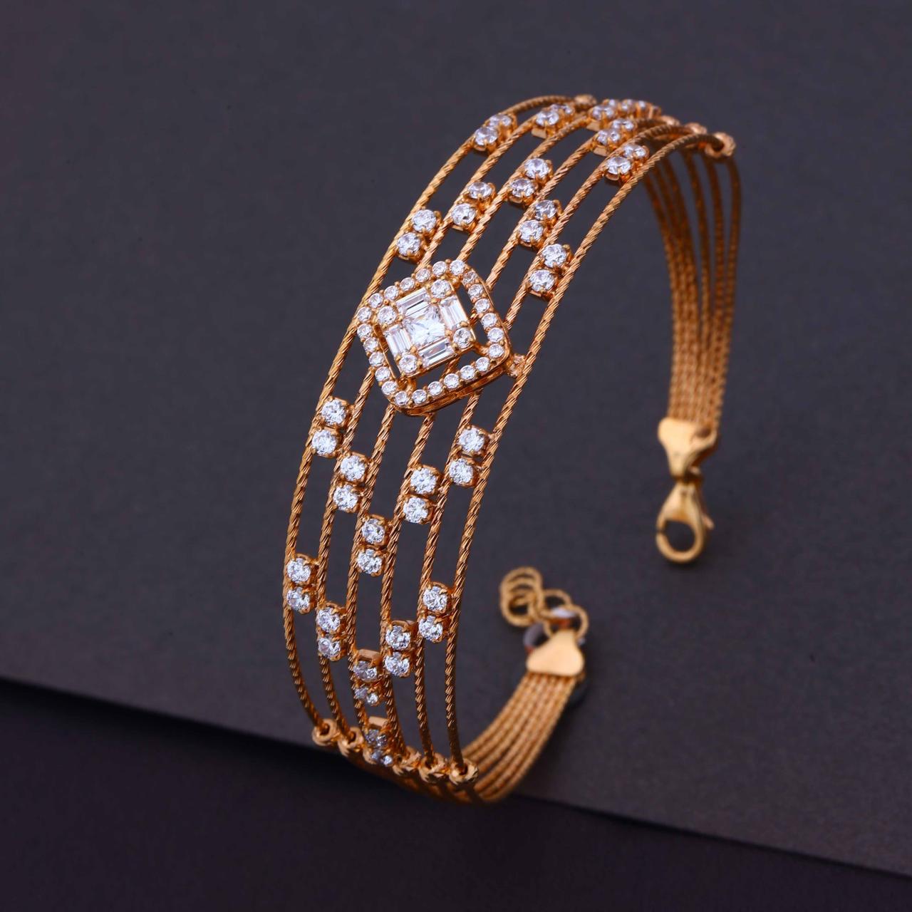 Five-strand Gold Designer Bracelet (VPLK-141)