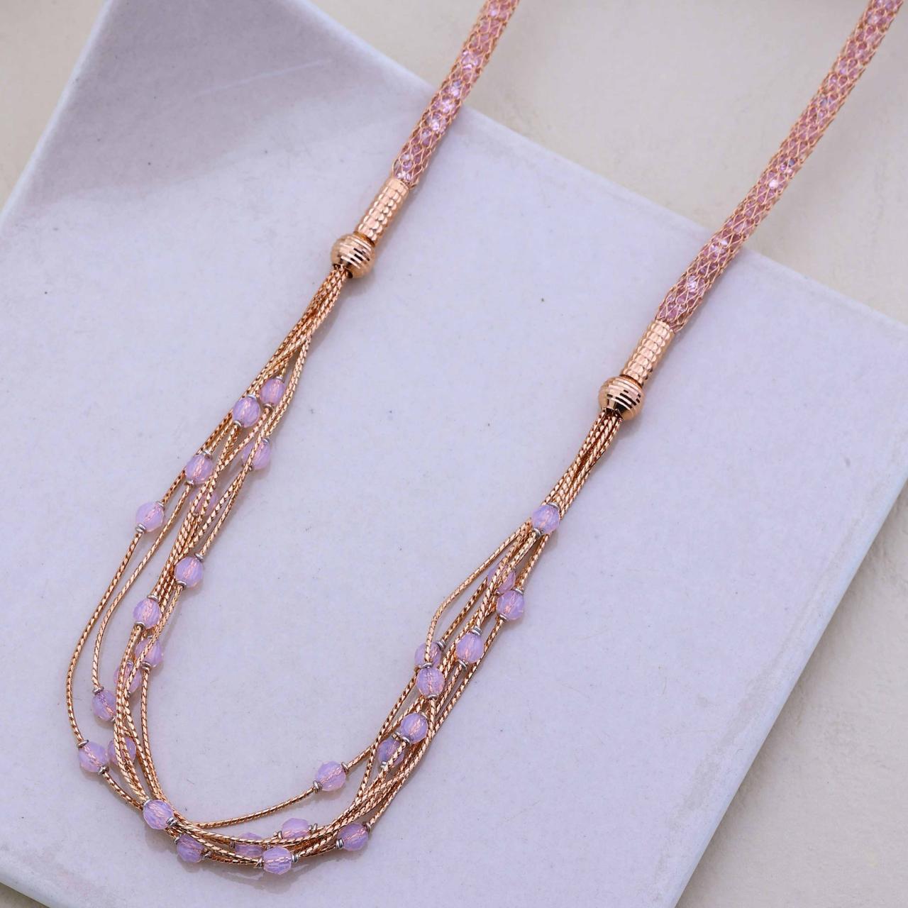 Rose Gold Multi-strand Chain (VPNC18-86)