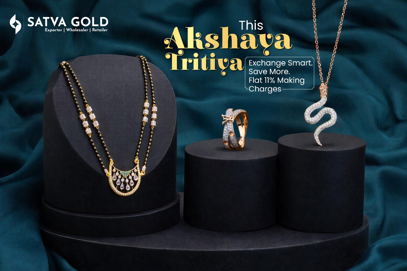 Akshaya Tritiya Special: Get 100% Exchange Value on Old Gold and Flat 11% Making Charges