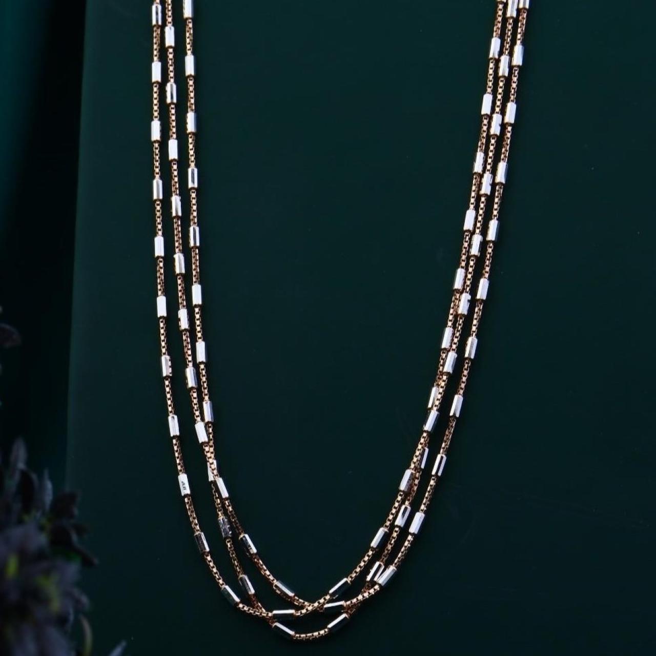 Italian Style Dual Tone Chain