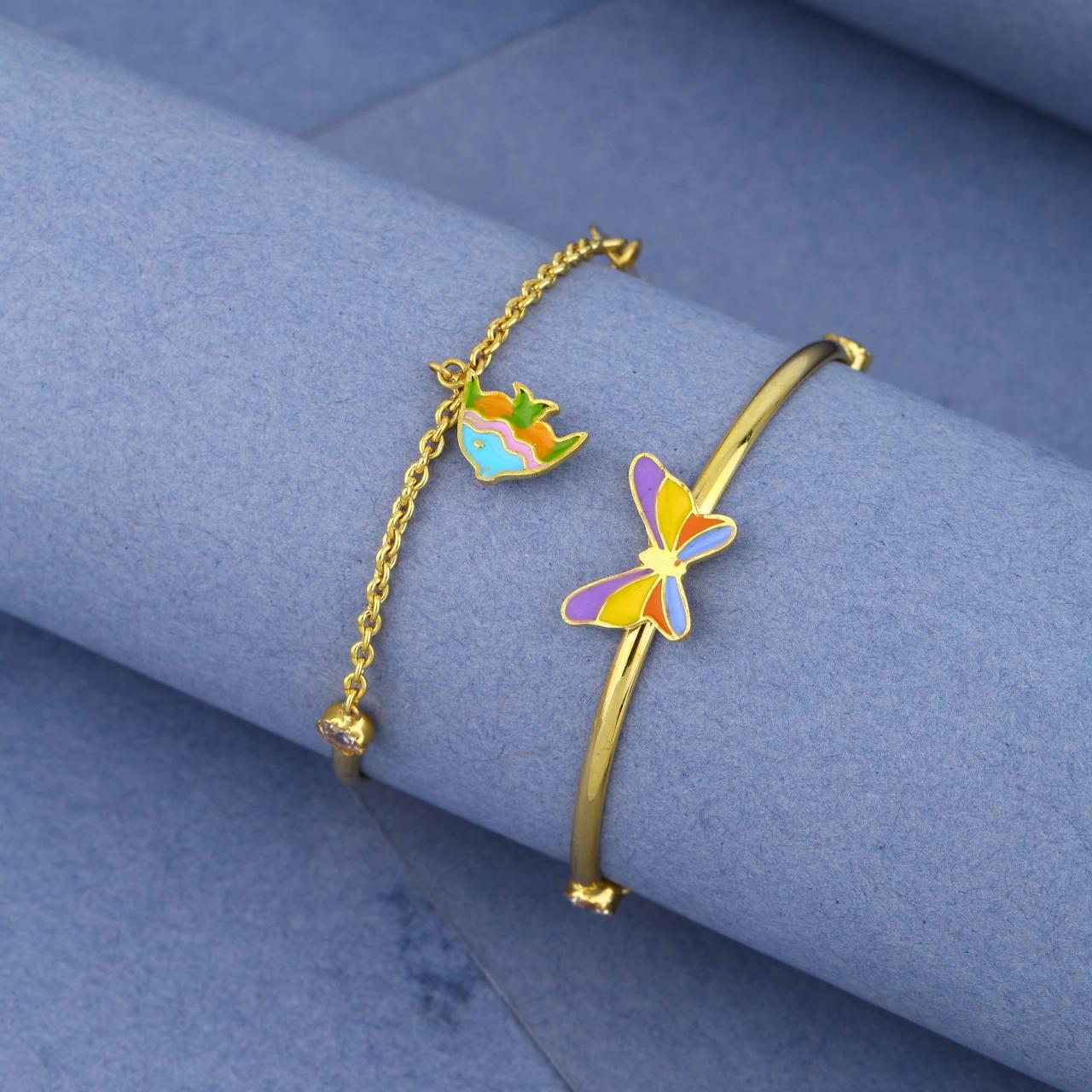 Kids Butterfly Charm Kadli (KKD18-378)