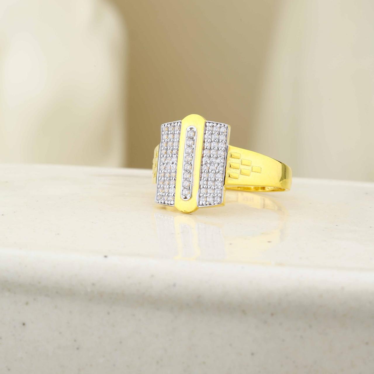 Rectangular Gents Ring