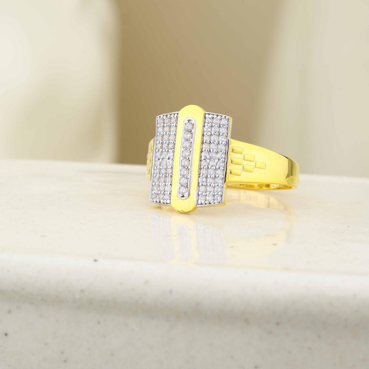 Rectangular Gents Ring