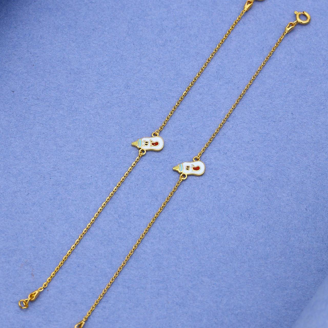Kids Milk Bottle Bracelet (1KB18-61)