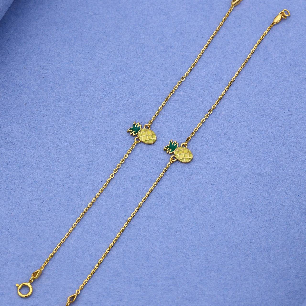 Pineapple Kids Bracelet (1KB18-65)