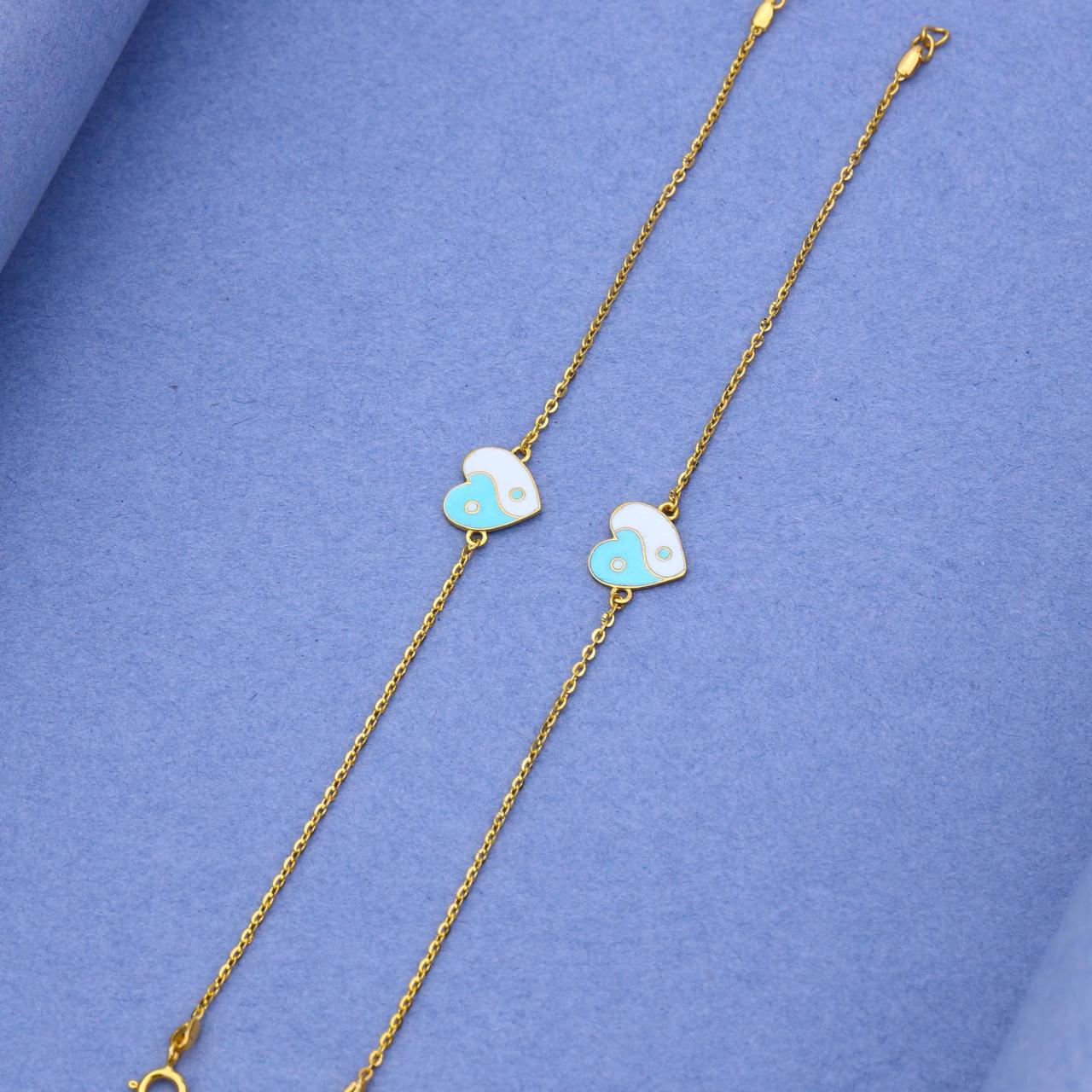 Twin Heart Kids Bracelet