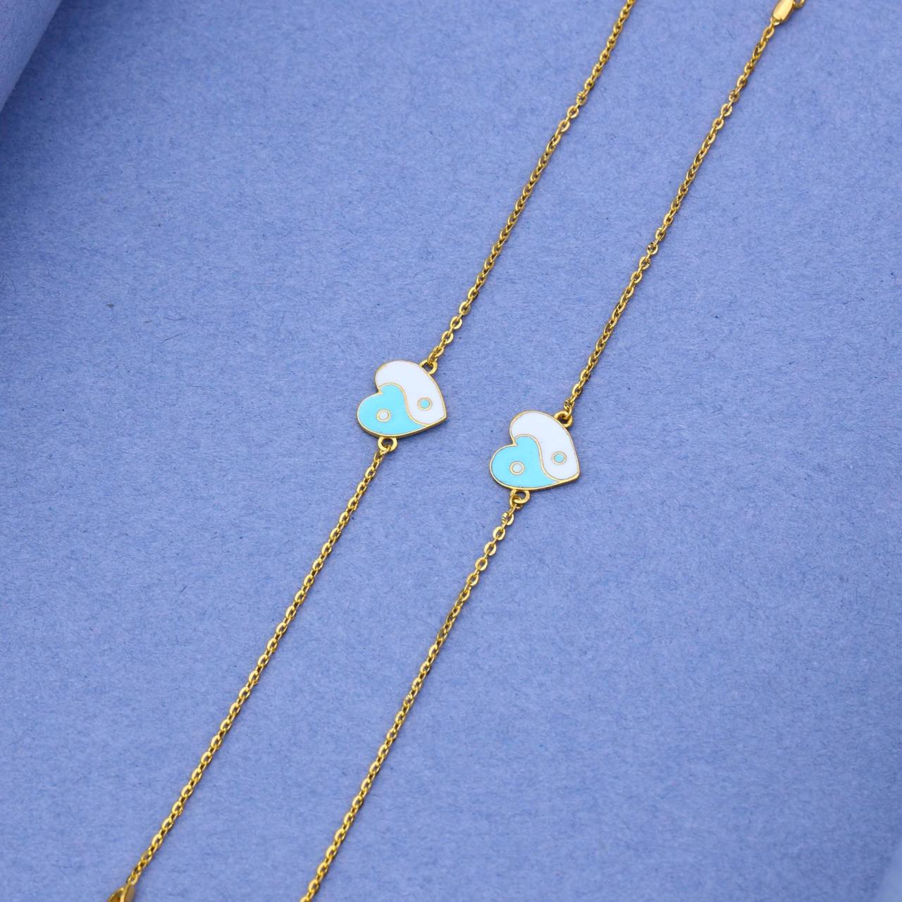 Twin Heart Kids Bracelet