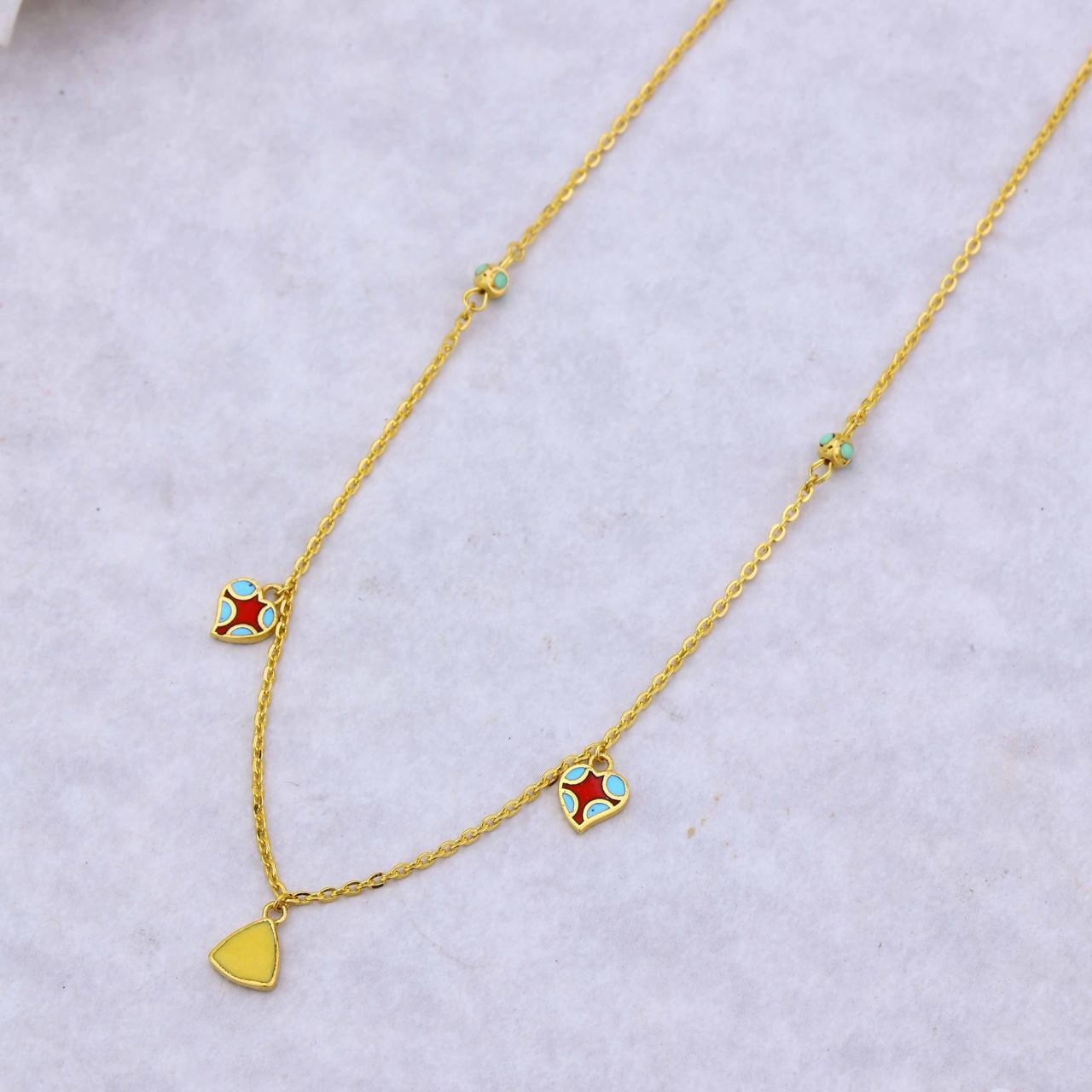 Heart Charm Kids Chain (KF18-229)