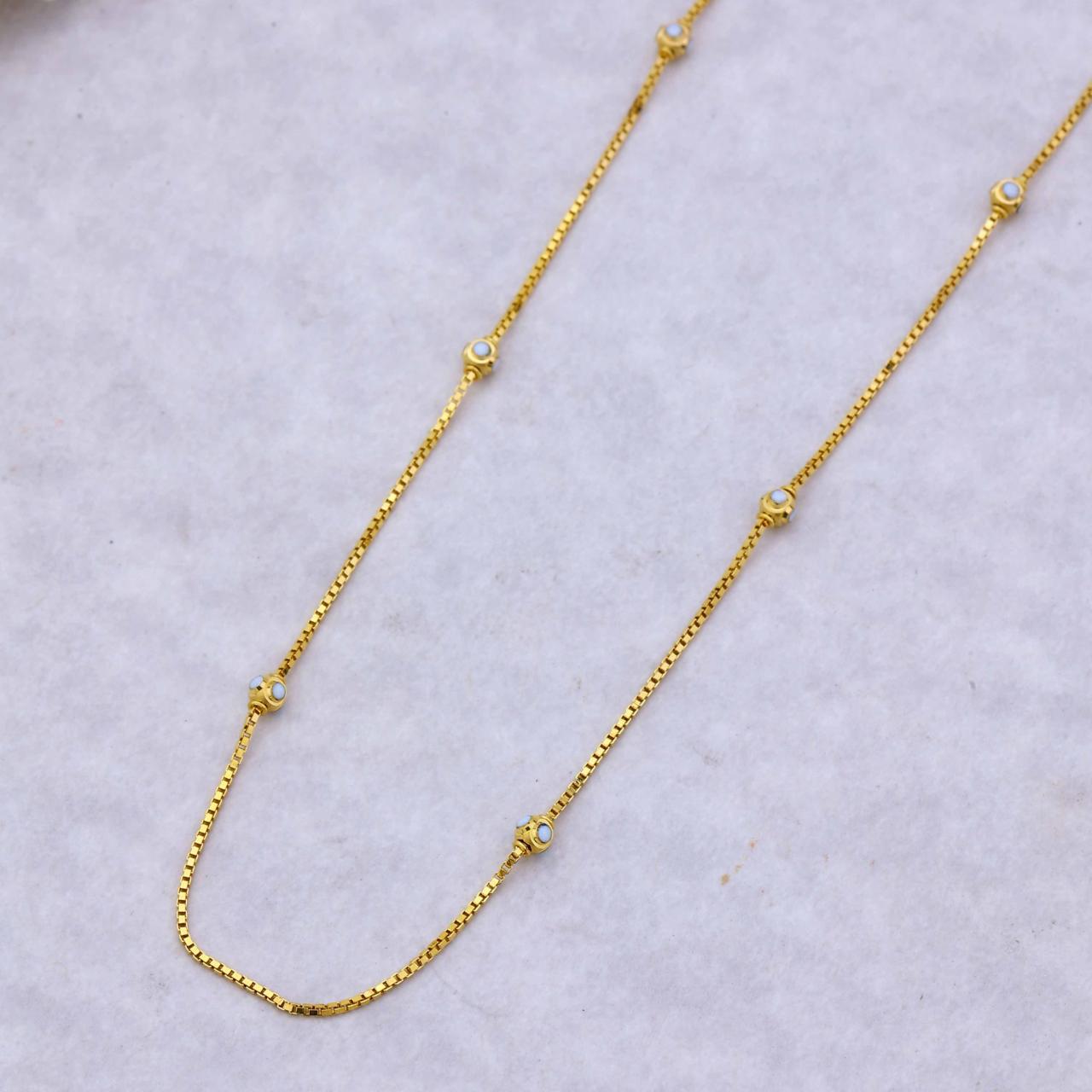 White Ball Kids Chain (KF18-232)