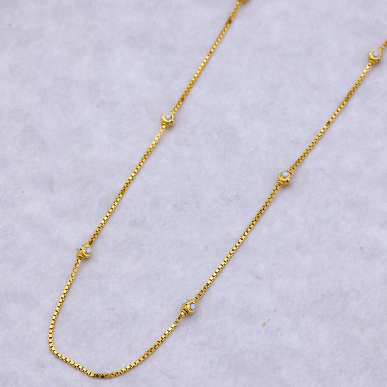 White Ball Kids Chain (KF18-232)
