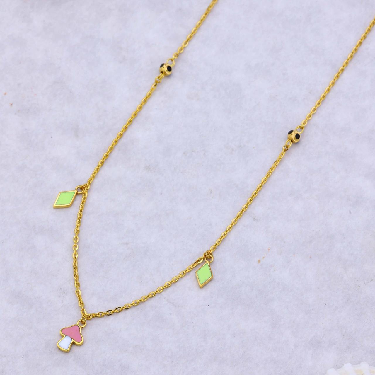 Mushroom Charm Kids Chain (KF18-234)