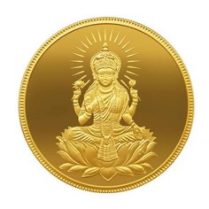24kt BIS hallmarked gold coin, Rakshabandhan shagun gift for sister